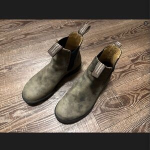 Blundstone Original 1351 Women's Hi Top Chelsea Boots, Rustic Brown